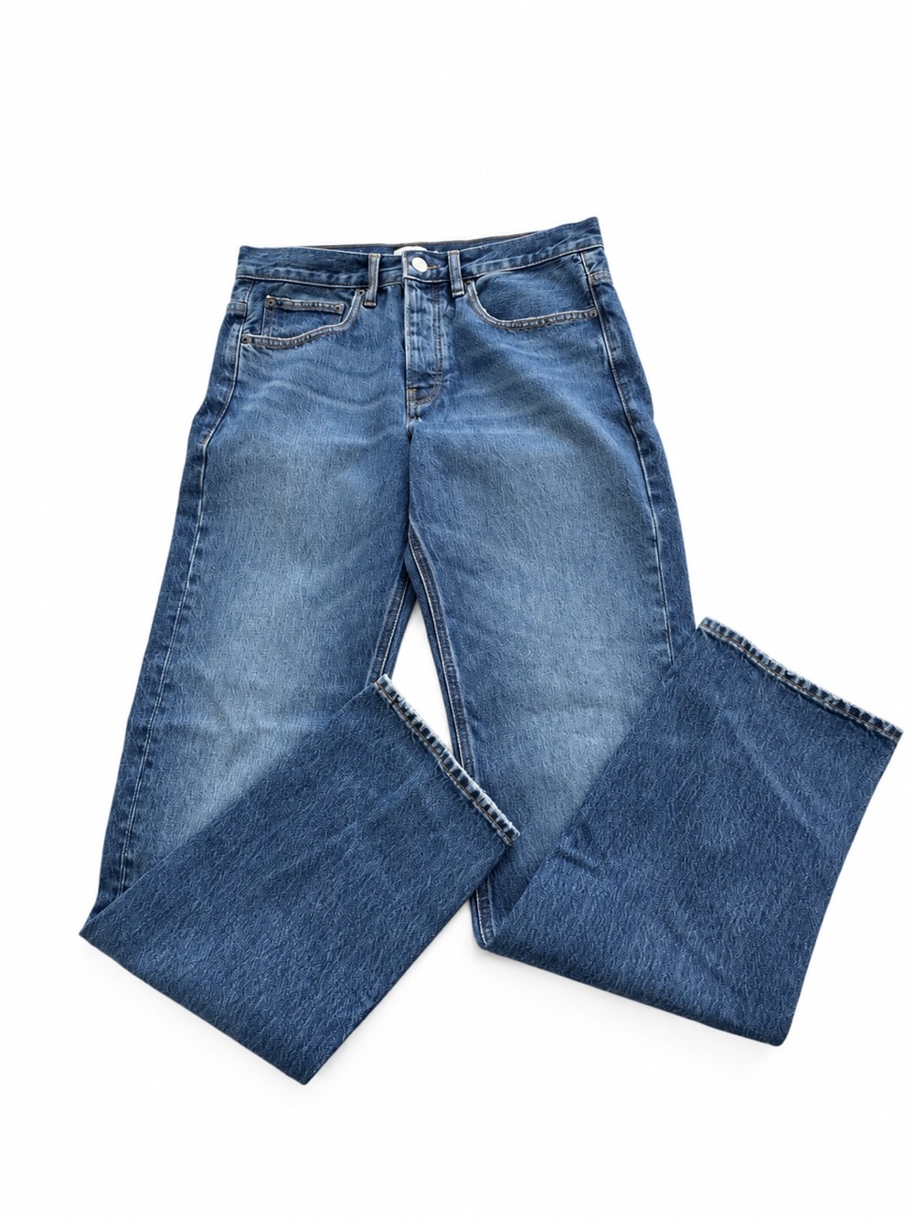 NEW! Frame Denim Men's Bootcut Jeans in Medium Blue Wash